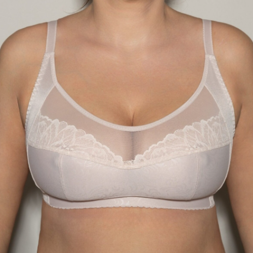 Latviška liemenėlė be lankelių KŪNO spalva - 7070