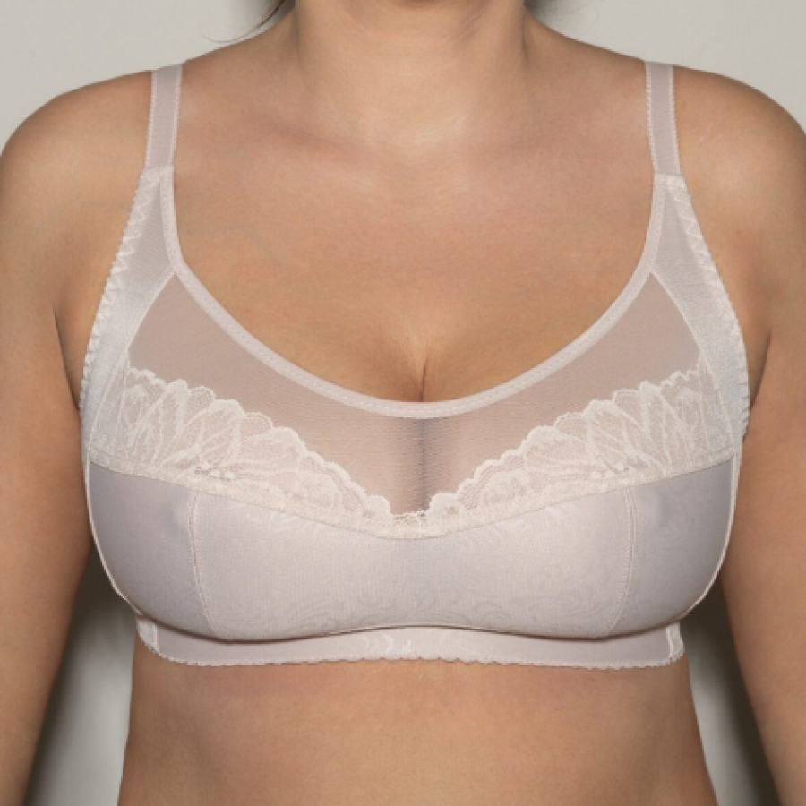 Latviška liemenėlė be lankelių KŪNO spalva - 7070