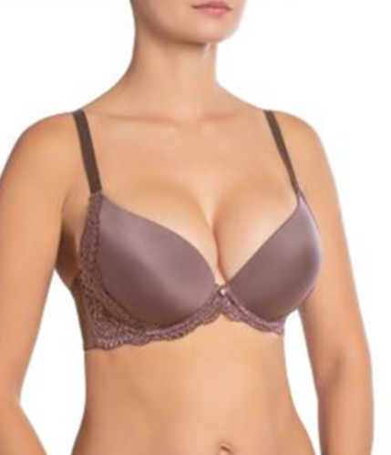 Latviška push-up liemenėlė  "Viktoria" – alyvinė spalva 