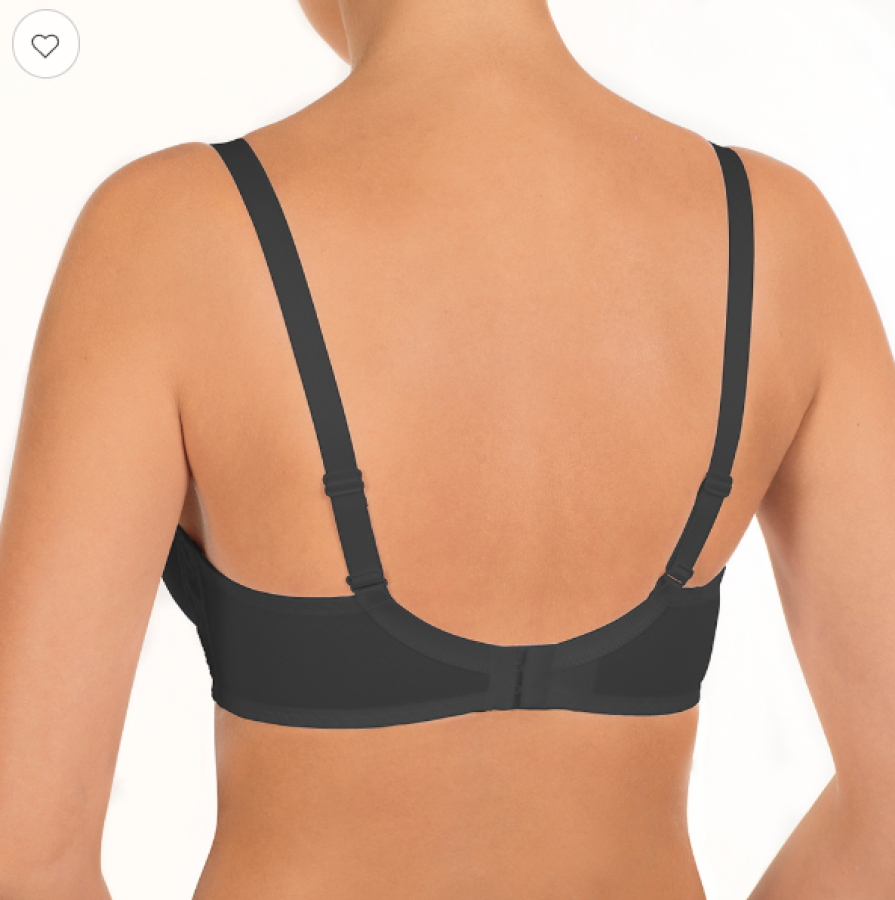Latviška push-up liemenėlė  "Viktoria" – juoda spalva 