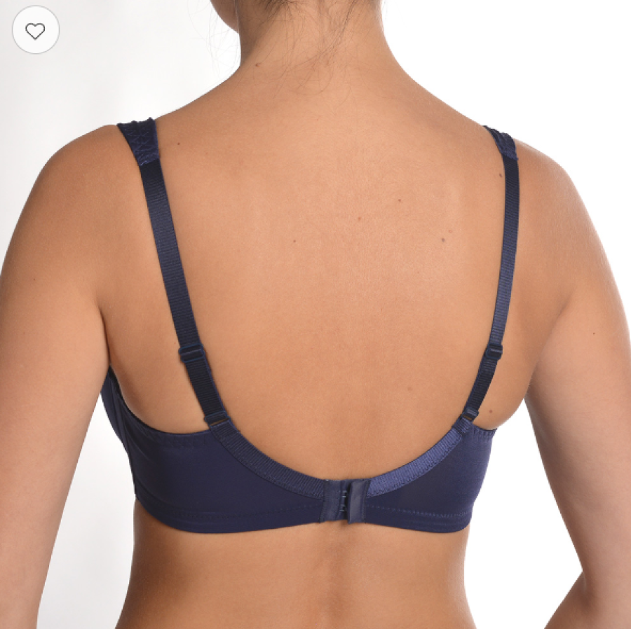 Latviška push-up liemenėlė  "Viktoria" – mėlyna spalva 