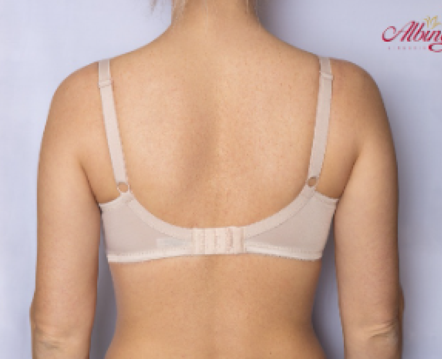 Latvių gamybos liemenėlė KŪNO spalva - 8020