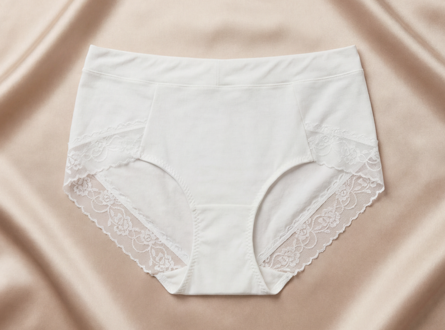 Patogios aukštesnio liemens kelnaitės ŠAMPANO spalva